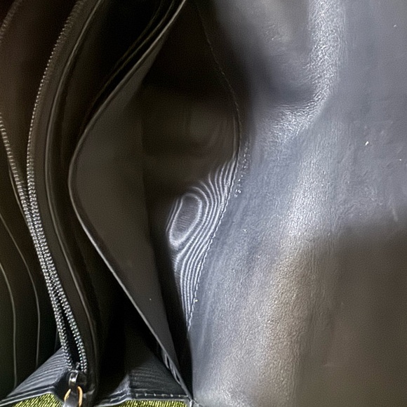 Gucci GG Marmont Matlasse Chevron Pearly Black Leather Wallet /Includes C.O.A - Picture 7 of 15